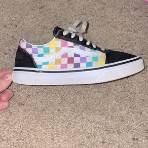Vans Multicolor Checkered Missy Size